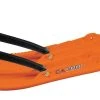 Pair Of Orange C&A Pro BX 71/4 Snowmobile Skis W/Black C&A Loops