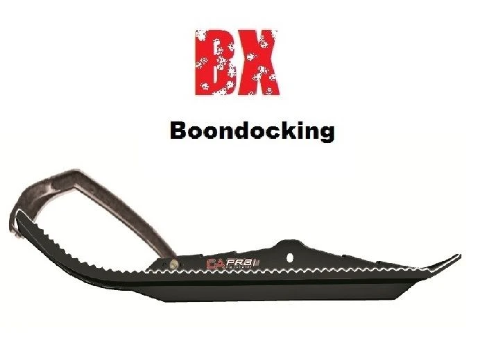 Pair Of White C&A Pro BX 7-1/4" Snowmobile Skis W/Black C&A Loops - Image 2