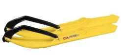 Pair Of Yellow C&A Pro BX 7-1/4 Snowmobile Skis W/Black C&A Loops