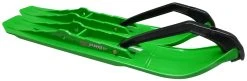 Pair Of Green C&A Pro XCS 6-3/4" Snowmobile Skis W/Black C&A Loops