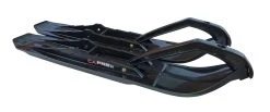 Pair Of Black C&A Pro XCS 6-3/4" Snowmobile Skis W/Black C&A Loops