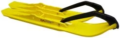 Pair Of Yellow C&A Pro XCS 6-3/4" Snowmobile Skis W/Black C&A Loops
