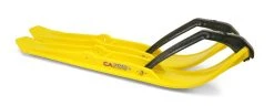 Pair Of Yellow C&A Pro [XPT] 6-1/4" Snowmobile Skis W/Black C&A Loops