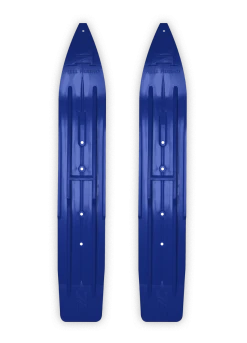 Pair Of Blue Slydog Hell Hound 7-1/4" Snowmobile Skis