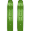 Pair Of Green Slydog Hell Hound 7-1/4" Snowmobile Skis