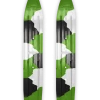 Pair Of Green/White/Black Urban Camo Slydog Hell Hound 7-1/4" Snowmobile Skis