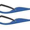 Pair Of Blue C&A Pro MINI Snowmobile Skis W/Black C&A Pro Loops