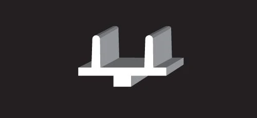 Pair Of White C&A Pro MINI Snowmobile Skis W/Black C&A Pro Loops - Image 4