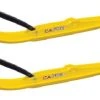 Pair Of Yellow C&A Pro MTX 8" Snowmobile Mountain/Trail Skis W/Black C&A Loops
