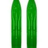 Pair Of Green Slydog Powder Hound 8" Snowmobile Skis