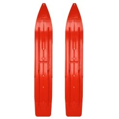 Pair Of Lava Red Slydog Hell Hound 7-1/4" Snowmobile Skis