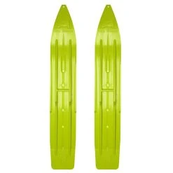 Pair Of Manta Green Slydog Hell Hound 7-1/4" Snowmobile Skis