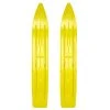 Pair Of Sunburst Yellow Slydog Hell Hound 7-1/4" Snowmobile Skis