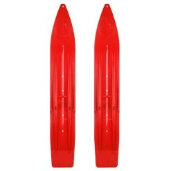 Pair Of Indy Red Slydog Powder Hound 7" Snowmobile Skis
