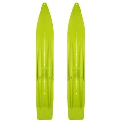 Pair Of Manta Green Slydog Powder Hound 7" Snowmobile Skis
