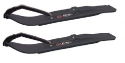 Pair Of Black C&A Pro XT 7-1/4" Snowmobile Skis W/Black C&A Loops