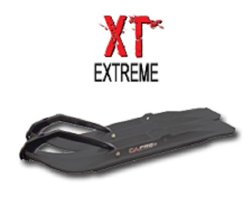 Pair Of Blue C&A Pro XT 7-1/4" Snowmobile Skis W/Black C&A Loops - Image 2