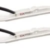 Pair Of White C&A Pro XT 7-1/4" Snowmobile Skis W/Black C&A Loops