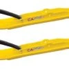 Pair Of Yellow C&A Pro XT 7-1/4" Snowmobile Skis W/Black C&A Loops